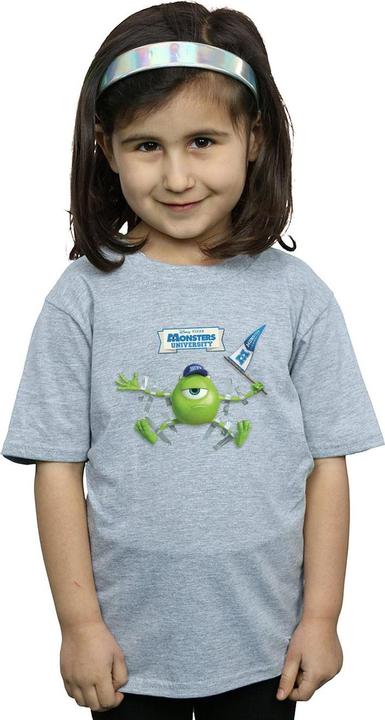 Actual product image Disney Girls Monsters University Taped Mike Cotton T-Shirt (140, 146)