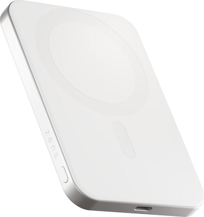 Immagine prodotto Zens Slim Qi2 Al Powerbank 5000mAh White (5000 mAh, 19.25 Wh)