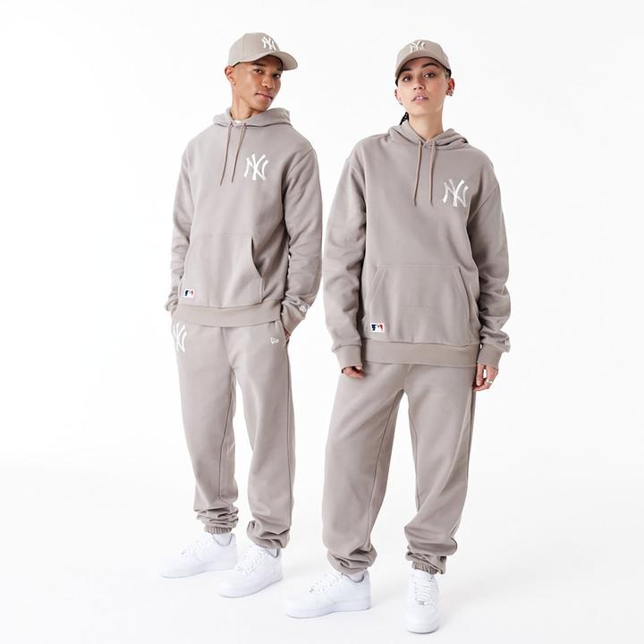 Immagine prodotto New Era Felpa con cappuccio oversize New York Yankees marrone cenere (L)