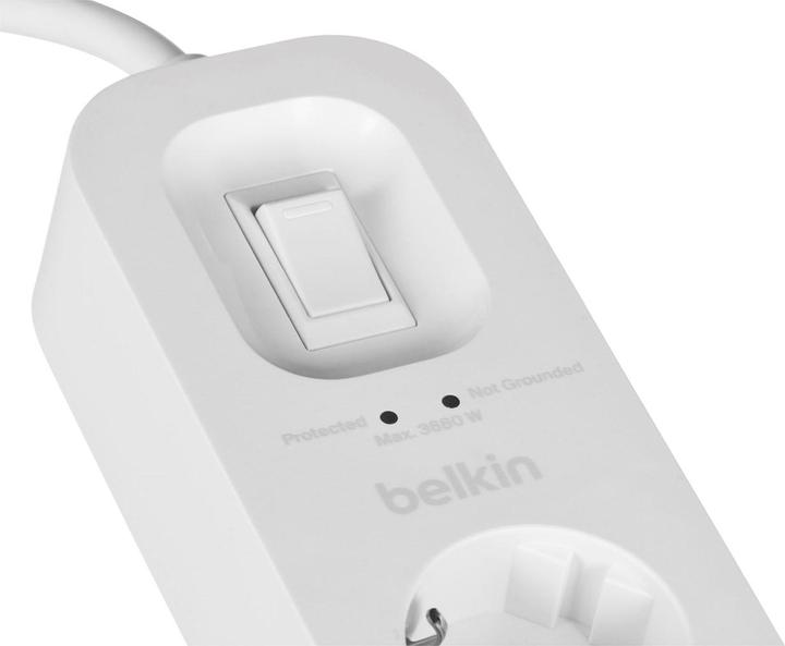 Produktbild Belkin Surgemaster Überspannungsschutz (4 x, 2 m)