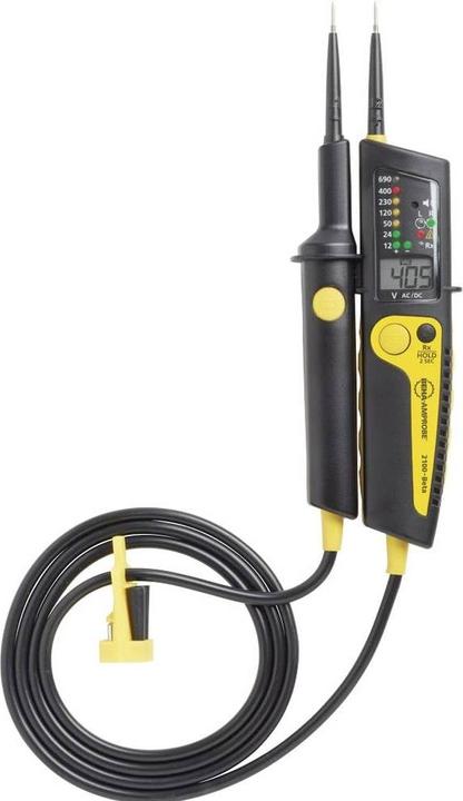 Digital voltage tester AMPROBE 2100-Beta, 2 GS-38 protective caps for measuring tip