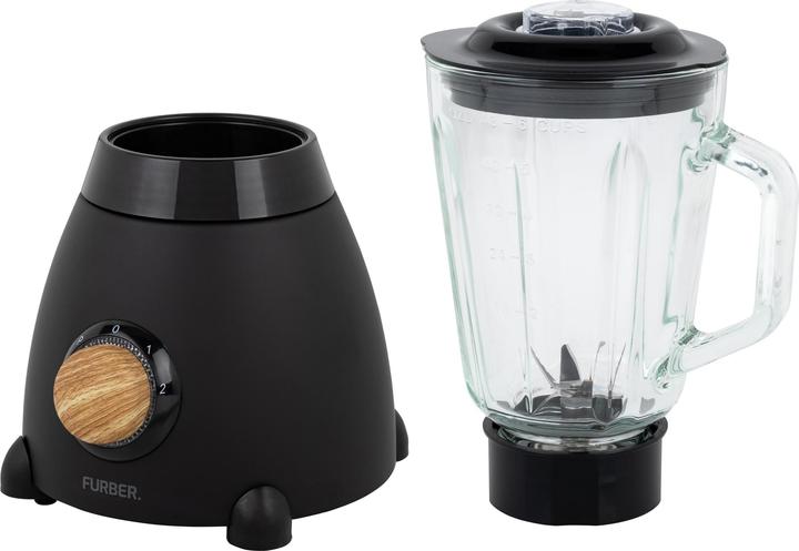 Actual product image Furber Kettle, Stand Mixer and Toaster Set, Black Matt