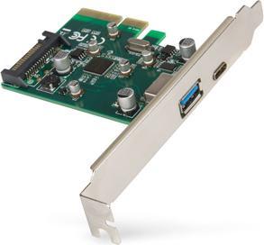 Hamlet Transfert Usb 3.1 PCI Express Type C+Type A jusqu'à 10 Gbps