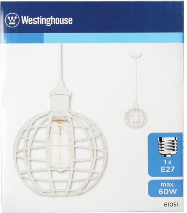 Immagine prodotto Westinghouse Lampada a sospensione Sphere Cage White con 1 lampada (E27)
