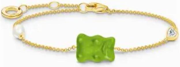 Actual product image Thomas Sabo Bracelet (19 cm, 750 yellow gold gilding, 925 sterling silver)