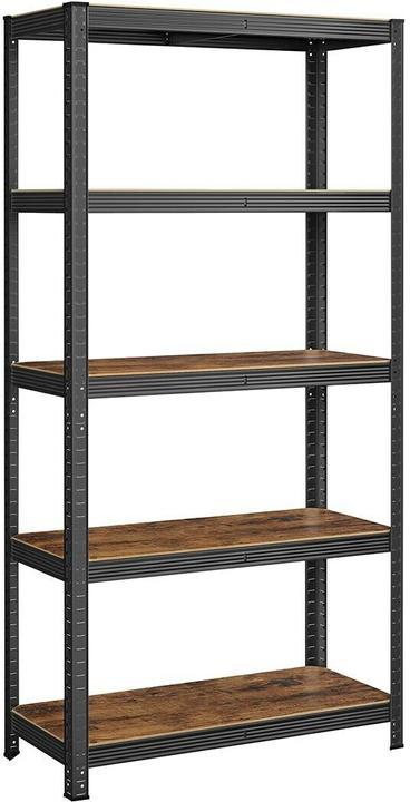 Songmics Heavy-duty shelving GLR040B11 black, brown 90.0 x 40.0 x 180.0 cm