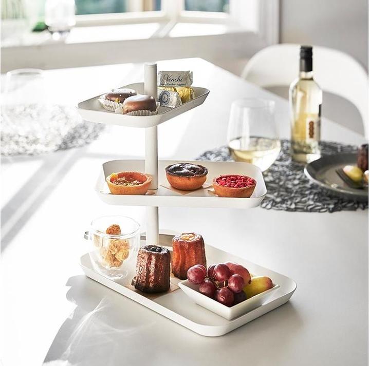Produktbild Yamazaki 3-stöckige Etagere mit drehbaren Ablagen TOWER