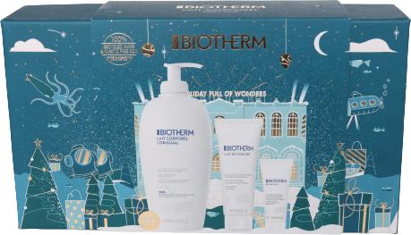 Produktbild Biotherm Lait Corporel 400ml Set Lait Corporel 400ml + Lait De Douche 75ml + Biomains Tube 20ml (Körperpflegeset)