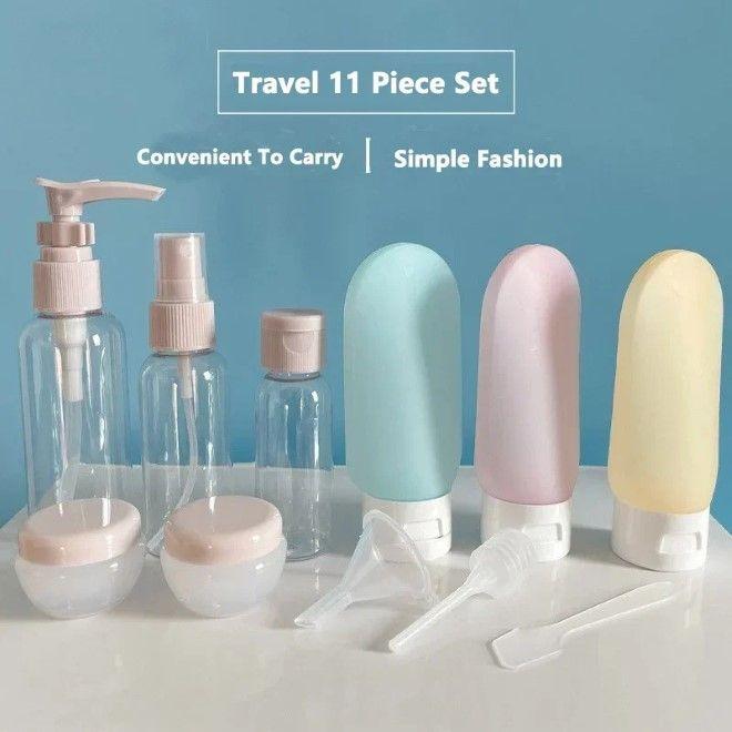 Image du produit MU Style Set de bouteilles de voyage 11 pièces (Flacons pour liquide)