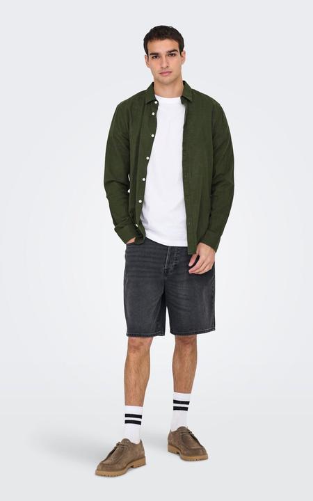 Produktbild Only & Sons Onscaiden Life Ls Solid Linen Shirt Noos (XXL)