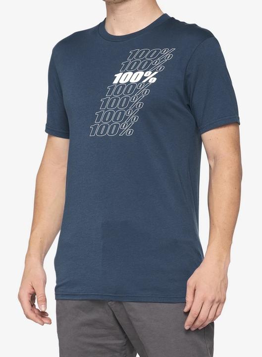 Produktbild 100% Herren Nord T-Shirt, Slate Blue, XL (XL)