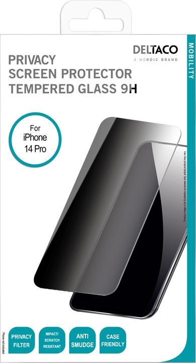 Produktbild Deltaco Privacy screen protector iPhon (1 Stück, Apple iPhone 14 Pro Max)