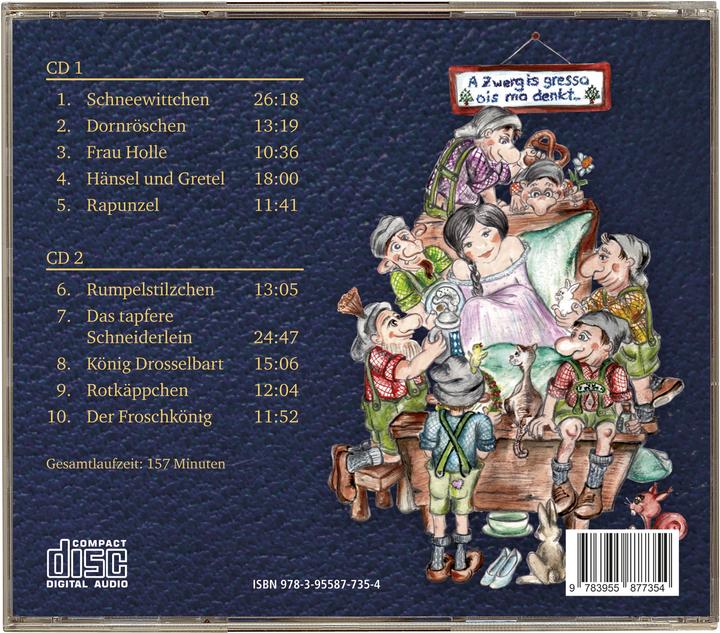 Actual product image The most beautiful Grimm's fairy tales in Bavarian (Toni Lurker, German)