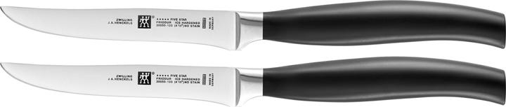 Zwilling Knife series FIVE STAR steak knives 12 cm in a set of 2 (2 Piece, Knife)