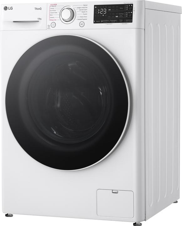 Produktbild LG F4R3710NSWW Waschmaschine 10 kg AI DD, Klasse A-10%, 1400 U/min, automatische Dosierung, Wi-Fi (10 kg, Links)