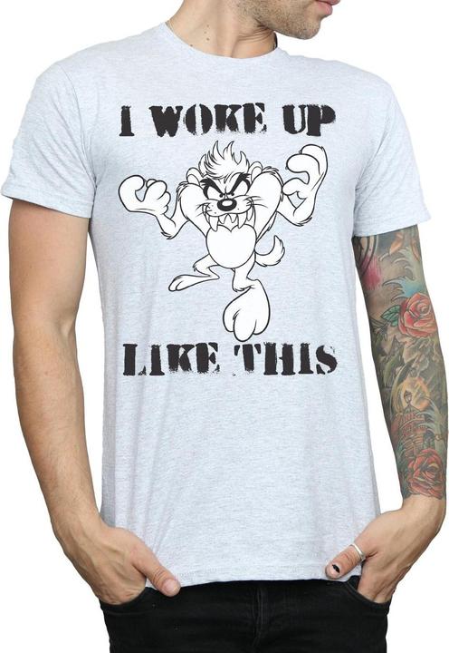 Actual product image Looney Tunes Mens Taz I Woke Up Like This T-Shirt (XXL)