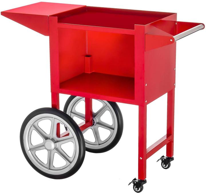 Actual product image Royal Catering Popcorn Machine with Cart - retro design - red