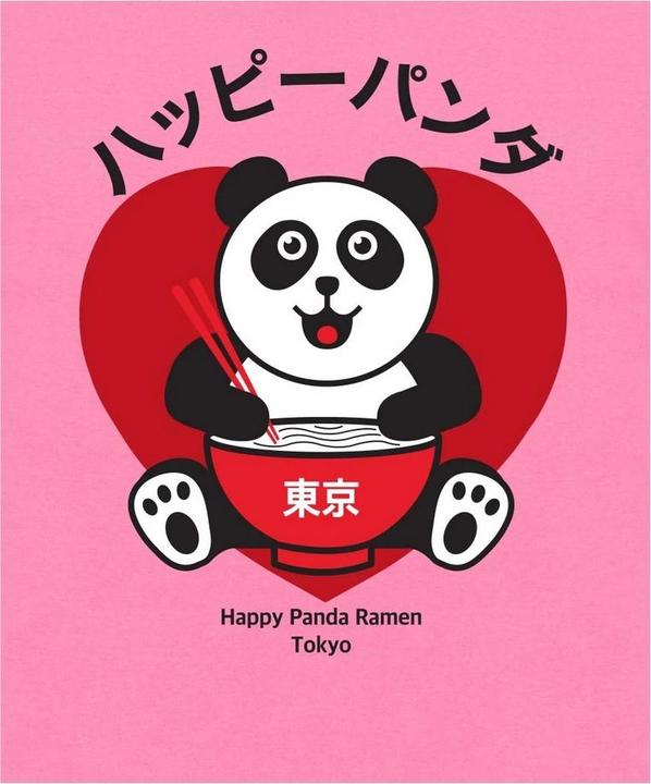 Immagine prodotto Torc Happy Panda Maglietta Adulto Unisex (L)