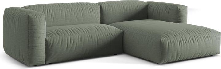 Actual product image Micadoni Modular Right Corner Sofa, "Martina", 2 Seats, 283x176x75 Made in Europe (Corner sofa)