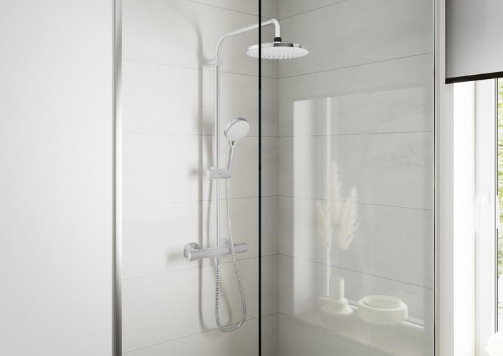 Actual product image hansgrohe Vernis Blend shower system 200 1 spray type with thermostat