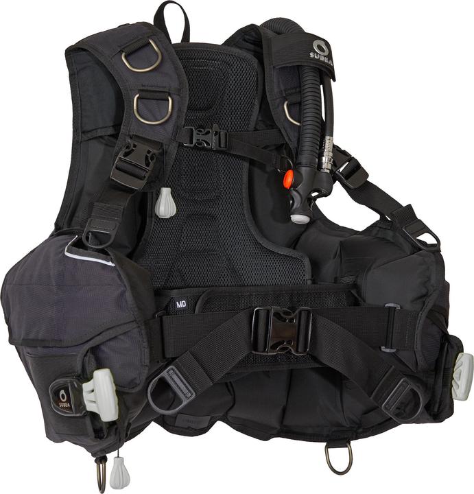 Actual product image Subea Tarierweste Tauchen SCD 500 schwarz/grau (M)