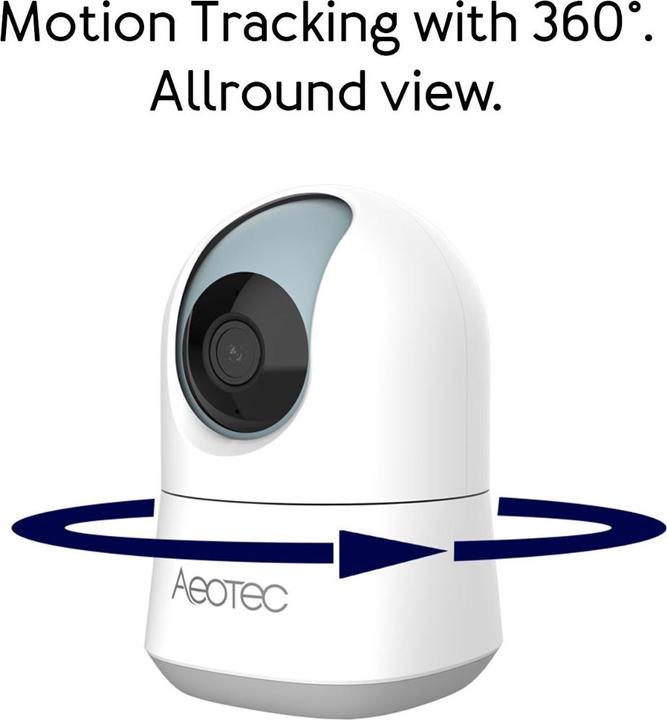 Productafbeelding Aeotec Netwerkcamera Samsung SmartThings Cam 360 (1920 x 1080 Pixels)