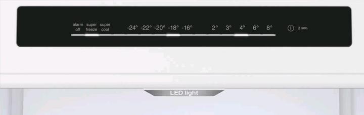Produktbild Bosch Hausgeräte Serie 4 Freistehende KühlGefrierKombination mit Gefrierbereich unten 203 x 60 cm (363 l)