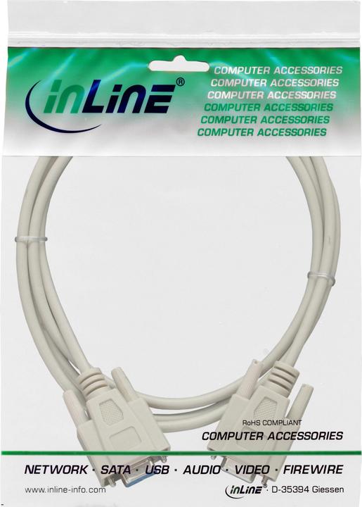 Productafbeelding InLine Seriële kabel (1.80 m, VGA)