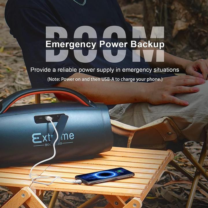 Actual product image Doss Extreme Boom+ - Bluetooth Lautsprecher (20 h, Rechargeable battery operated)