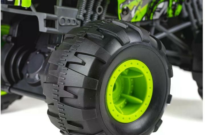 Actual product image Tec-Toy Monster Truck Scary Monster Gyro & Sound, Green, 1:12