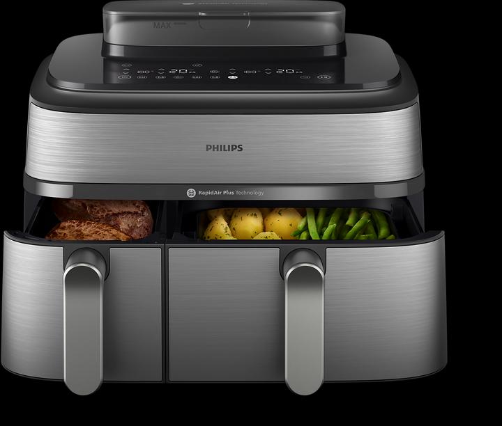 Philips Steam Airfryer Dual Basket NA555/09