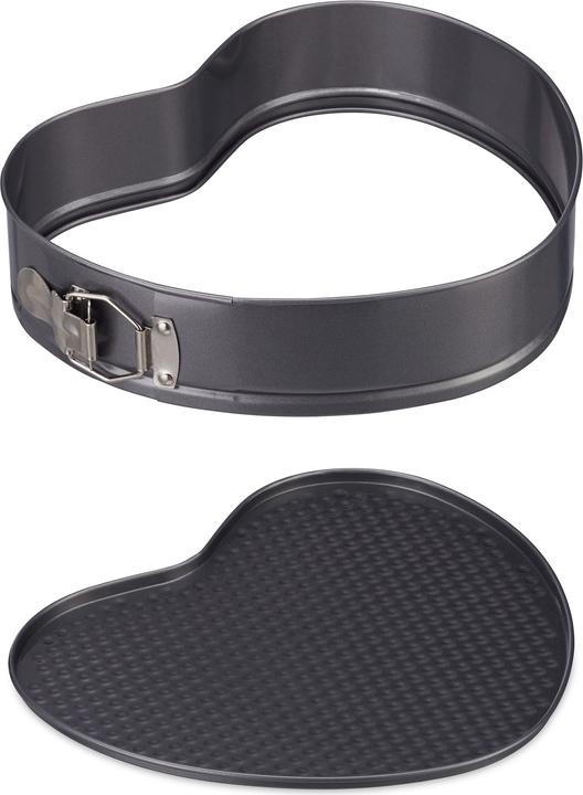 Immagine prodotto Relaxdays Teglie a Forma di Cuore, Set da 3