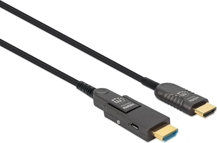 Immagine prodotto Manhattan Cavo attivo ad alta velocità in fibra ottica HDMI con connettore staccabile (70 m, HDMI)
