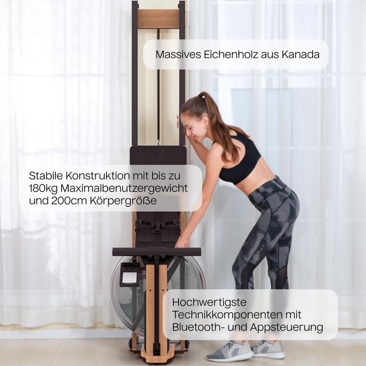 Produktbild Twheels Wasserrudergerät aus Eichenholz