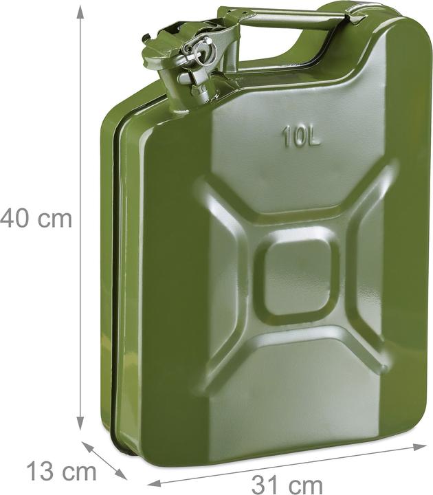 Image du produit Relaxdays Jerrican essence, 10 litres
