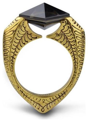 Actual product image Noble Collection Harry Potter replica 1/1 Lord Voldemort's Horcrux ring (gold plated)