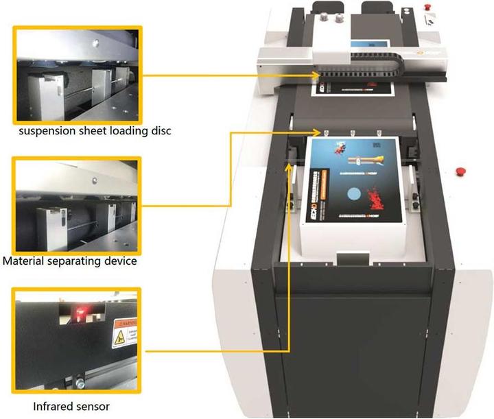 Immagine prodotto Tschudi Büromaschinen Fustellatrice digitale / plotter da taglio T-CUT 7553, formato 75 x 53 cm