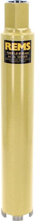 Produktbild Rems TDKB LS Trocken Diamant Kernbohrkrone 62 x 320 mm UNC 1 1/4" ( 181506 R ) für Picus DP Kernbohr (62 Millimeter)