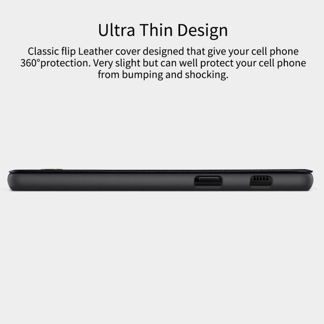 Actual product image Nillkin Qin Series (Samsung Galaxy A8 (2018))