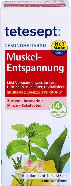 Actual product image Tetesept Bath Muscle relaxation 125 ml (125 ml, Bath oil)
