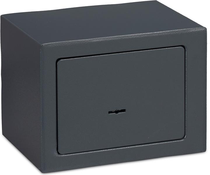 Actual product image Relaxdays Home Safe With Keys, Double-Bit Lock