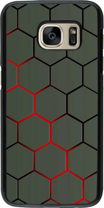 Produktbild PhoneLook Hülle Geometric Line red (Samsung Galaxy S7)