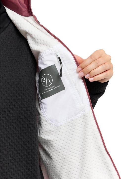 Actual product image Witeblaze DURGA Ladies vest w. lining,d dark pink M (M)