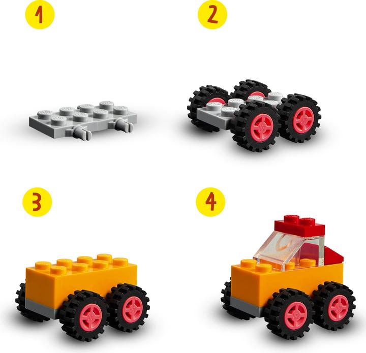 Produktbild LEGO Steinebox mit Rädern (11014, LEGO Classic)
