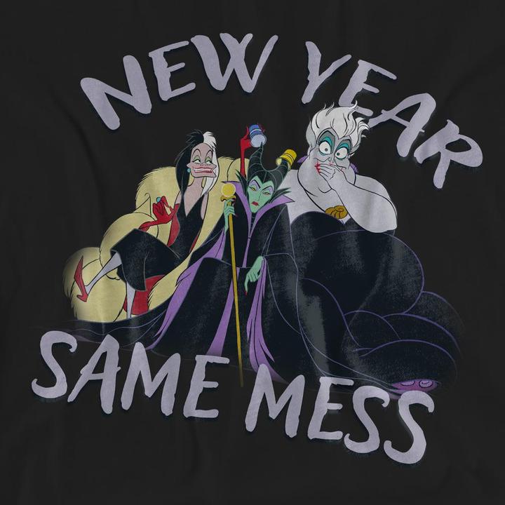 Produktbild Disney Villains New Year Same Mess TShirt (XL)