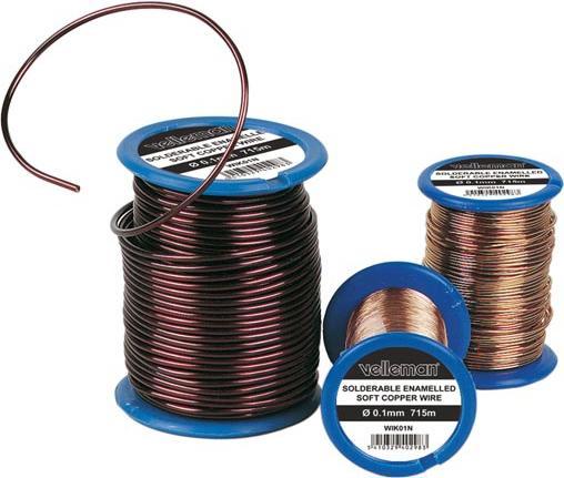 Produktbild Velleman WICK08N Wickeldraht Ø 0.8mm (22 m)