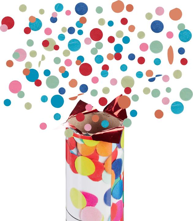 Image du produit Relaxdays Party Popper confettis colorés