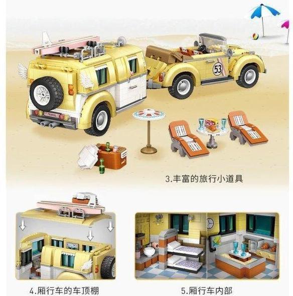 Image du produit LOZ Voiture avec camping-car