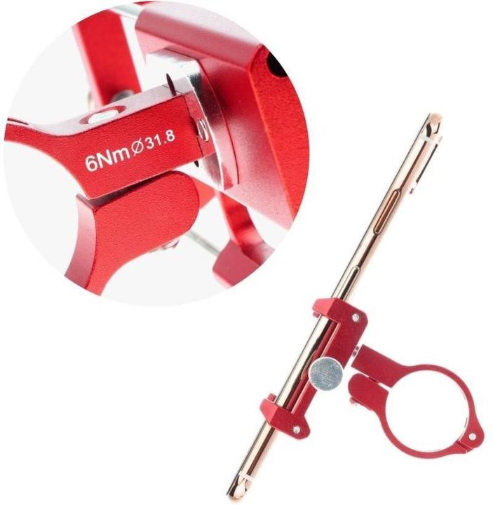 Image du produit Forcell Bicycle accessory Gub GUB bike holder for mobile phone G85 Aluminium red