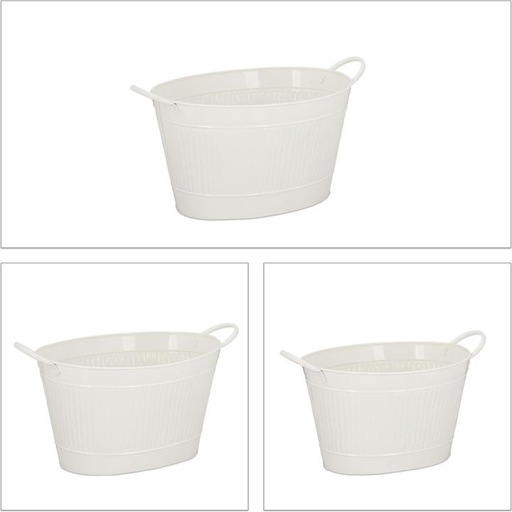 Produktbild Relaxdays Metallwanne (49 cm)